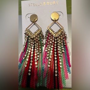 Stella & Ruby chain and crystal earrings